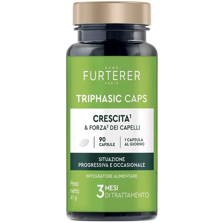 Rene Furterer Triphasic Caps Crescita & Forza Integratore per Capelli 90 Capsule